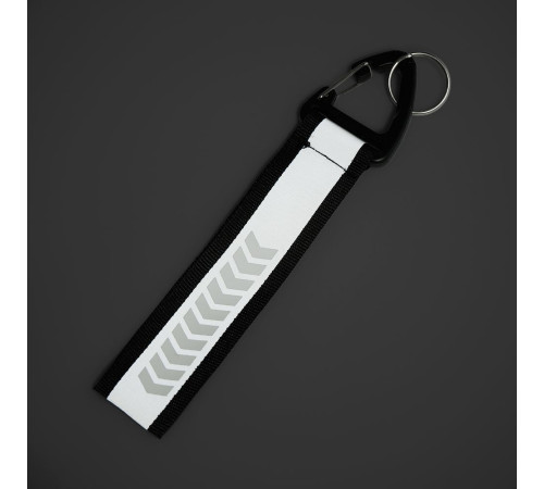 Светоотражающий брелок Flashline, серый с черным
