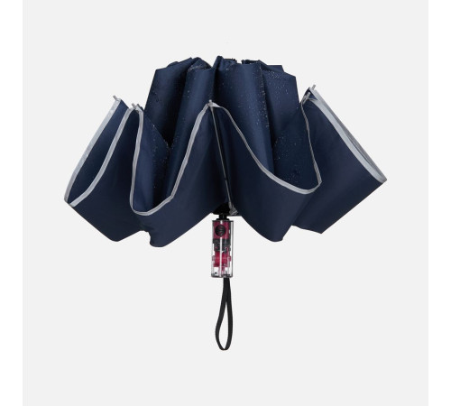 Зонт наоборот складной Futurum, темно-синий