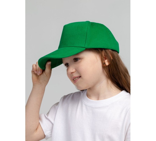 Бейсболка детская Standard Kids, зеленая