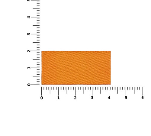 Лейбл тканевый Epsilon, XXS, оранжевый