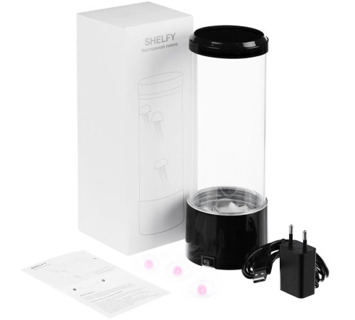 Настольная лампа Shelfy, черная