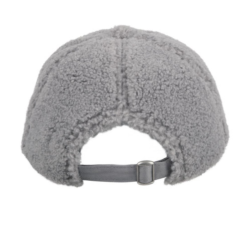 Бейсболка Oblako, утепленная, серая