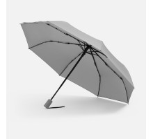 Зонт складной Hard Work с проявляющимся рисунком, серый