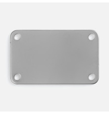 Шильдик металлический Furo, серебристый