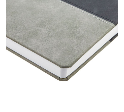 Ежедневник Horizon, недатированный, серый с черным