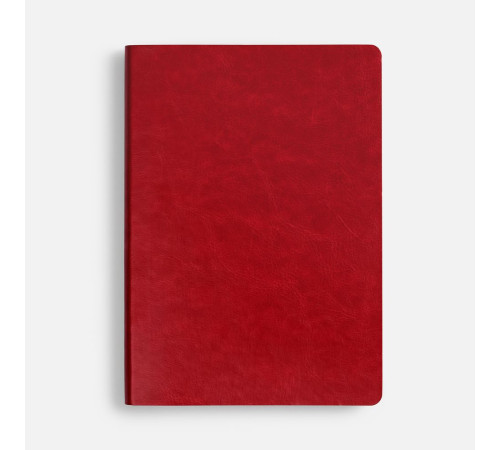 Ежедневник Nebraska Flex, недатированный, красный с золотистым