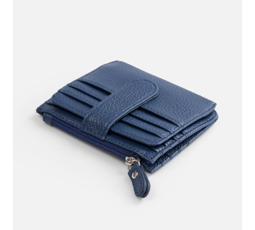 Картхолдер на молнии Unison, синий