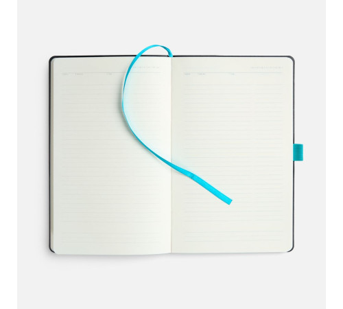 Ежедневник Lungo, недатированный, бирюзовый