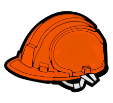 Флешка «Каска», оранжевая, 16 Гб