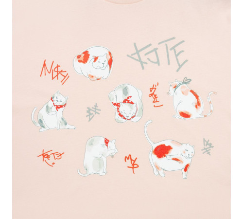 Футболка женская «Котэ», розовая