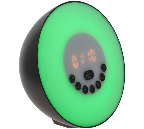 Лампа-колонка со световым будильником dreamTime, ver.2, черная