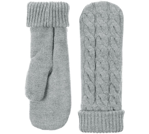 Варежки Heat Trick, серебристо-серый меланж