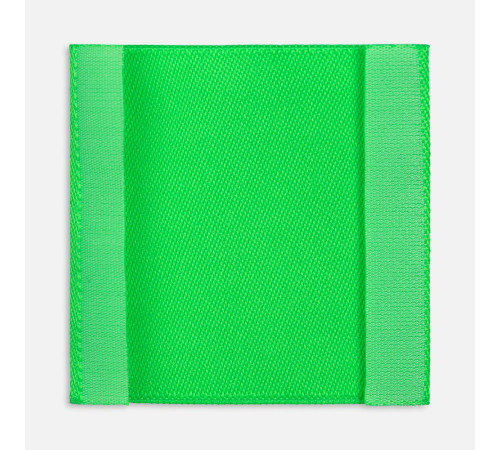 Лейбл тканевый Epsilon, L, зеленый неон