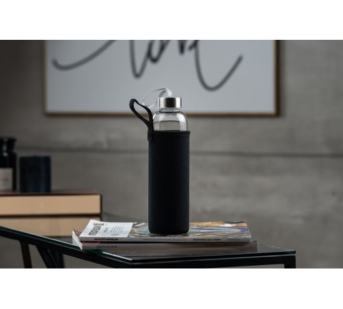 Бутылка для воды Sleeve Ace, черная