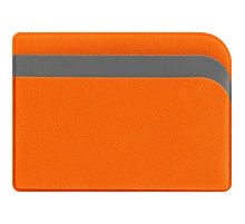 Чехол для карточек Dual, оранжевый
