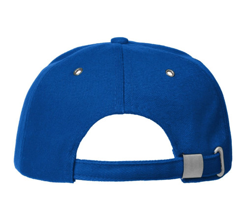 Бейсболка Classic, ярко-синяя с белым кантом