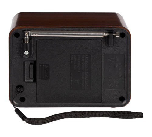 Bluetooth-колонка с радио Beatnik, коричневая