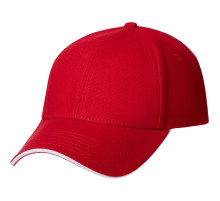 Бейсболка Spiker, красная с белым