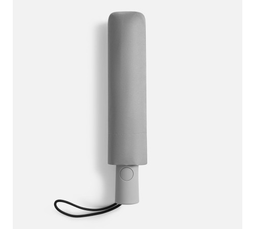 Зонт складной Hard Work с проявляющимся рисунком, серый