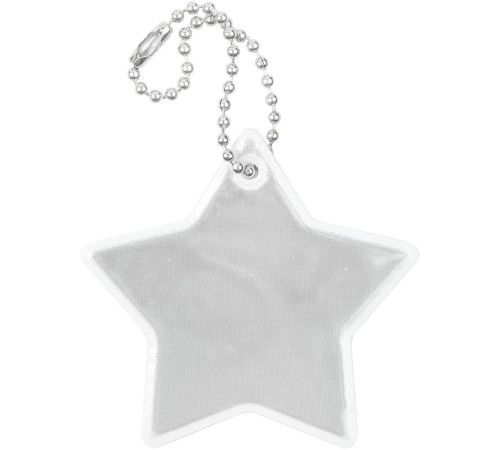 Светоотражатель Spare Care, звезда, серебристый