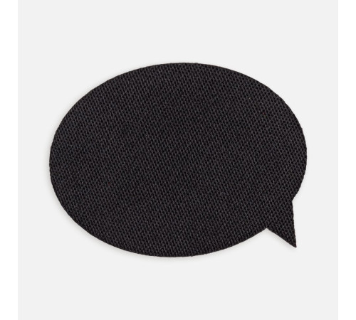 Наклейка тканевая Lunga Bubble, M, черная