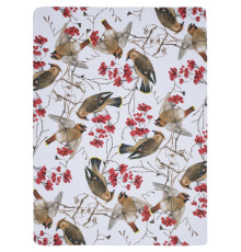 Флисовый плед Winter Bird