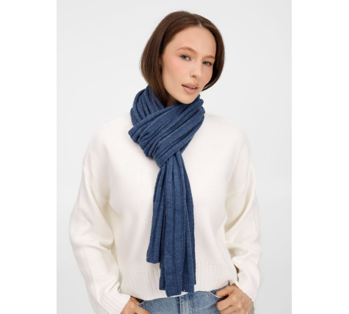 Шарф Metelitsa, синий меланж (джинс)
