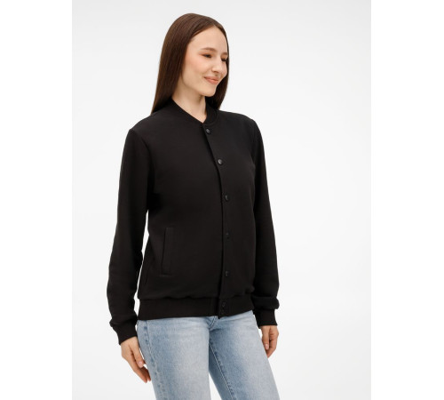 Бомбер унисекс Nuppu, черный