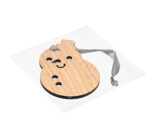 Деревянная подвеска Christmate, снеговик