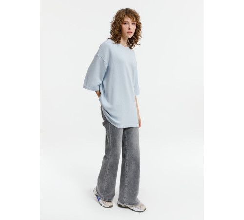 Джемпер с коротким рукавом Siluetti Volumica, светло-голубой