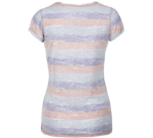 Футболка женская «Амазонка» двусторонняя, оранжевая с фиолетовым