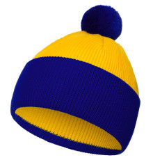 Шапка Snappy, желтая с синим