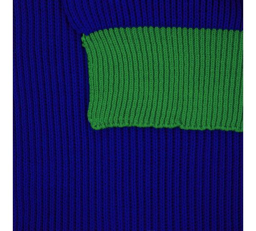 Шарф Snappy, синий с зеленым