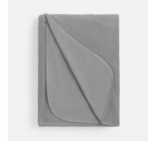 Флисовый плед Warm&Peace, серый