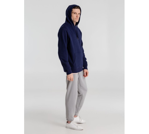 Толстовка с капюшоном унисекс King, темно-синяя