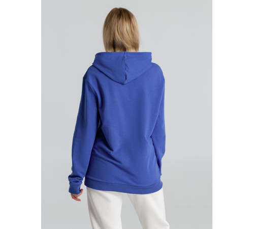 Толстовка с капюшоном унисекс Hoodie, ярко-синий меланж