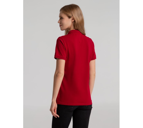 Рубашка поло женская Sunset, красная