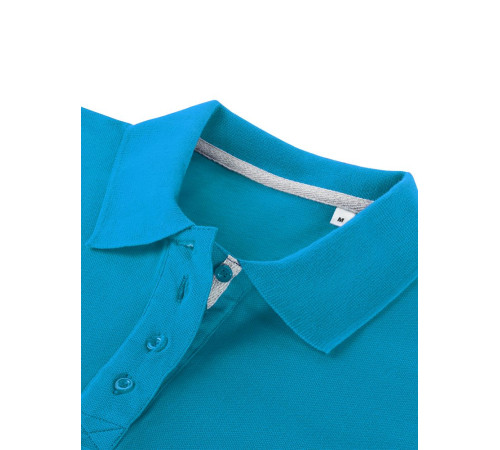 Рубашка поло женская Virma Premium Lady, бирюзовая