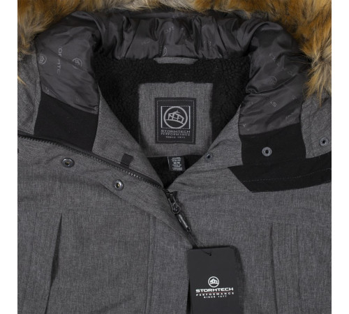 Парка женская Explorer, серый меланж