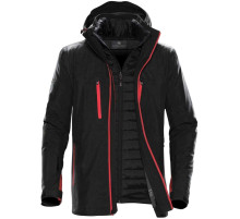 Куртка-трансформер мужская Matrix, черная с красным