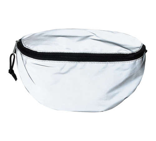 Поясная сумка Manifest из светоотражающей ткани, серая