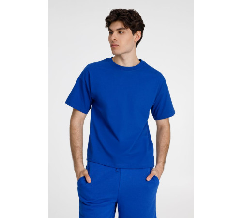 Футболка унисекс оверсайз T3, синяя