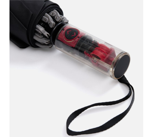 Зонт наоборот складной Futurum, черный