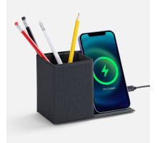 Складной органайзер с беспроводной зарядкой Midstream ver.2, серый