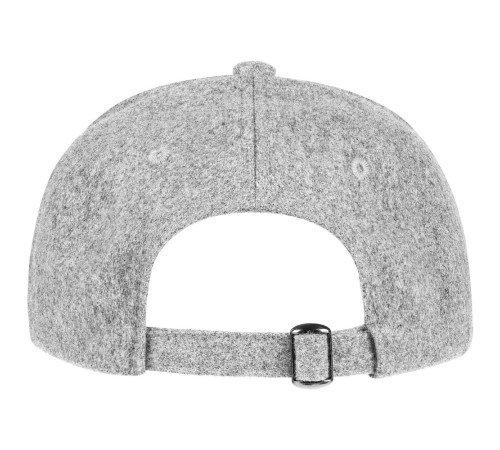 Бейсболка Woolridge, серый меланж