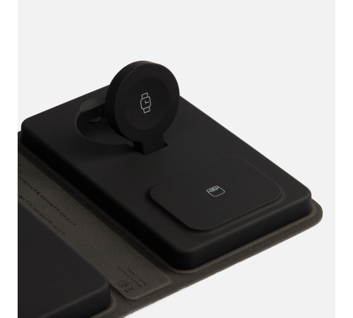 Внешний аккумулятор с беспроводной зарядкой reCover, черный