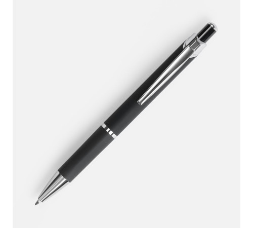 Ручка шариковая Chromos Soft Touch, черная