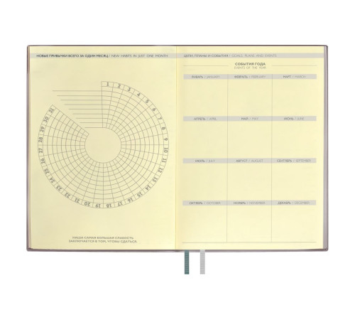 Ежедневник Avila, недатированный, серый