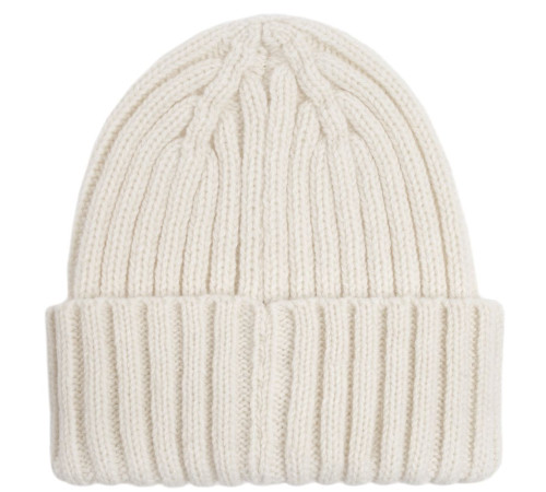 Шапка Uni, молочно-белая