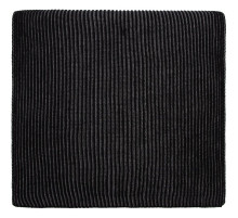 Шарф Nobilis, черный с серым меланжем